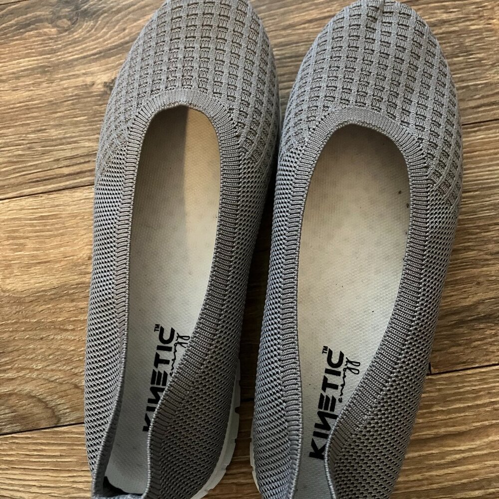 Kinetic Energy Women's Casual Walking Shoes - Summer Knit Ballet Flat on Sneaker